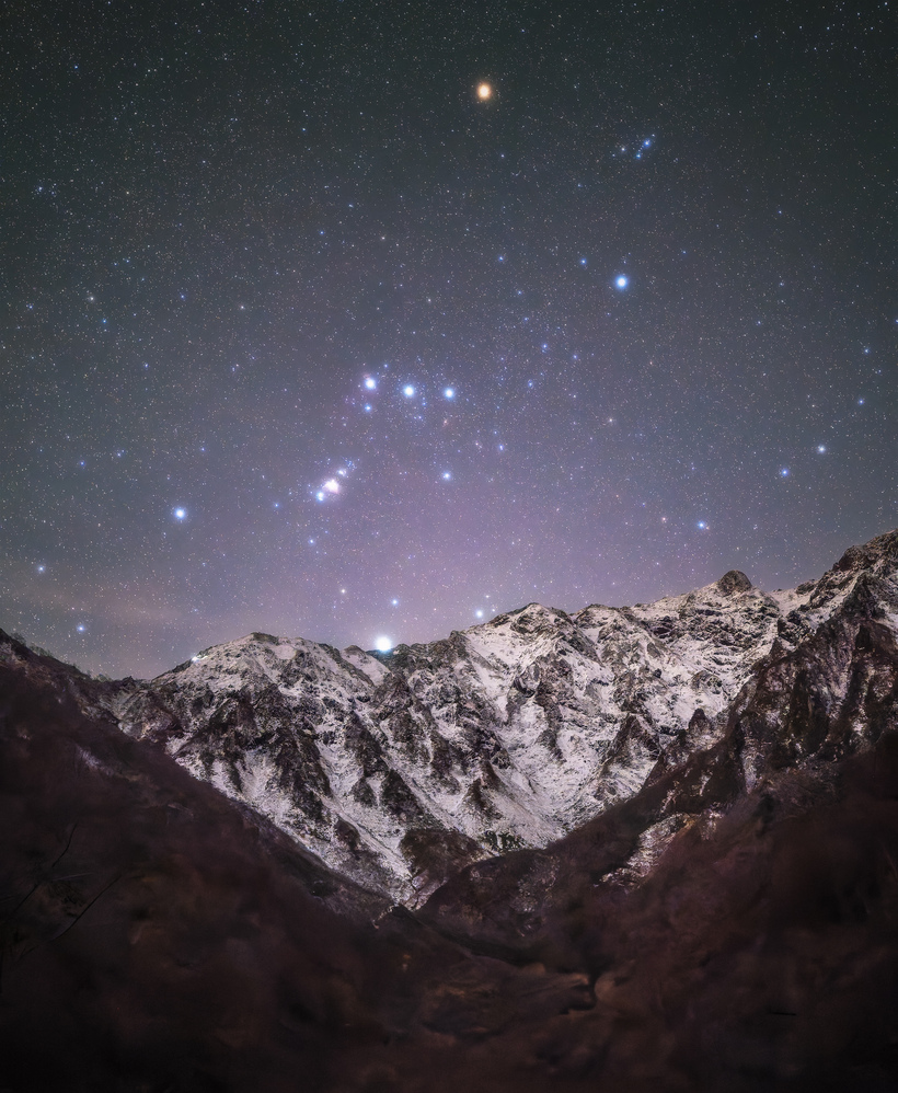 オリオン、雪嶺へ降り立つ