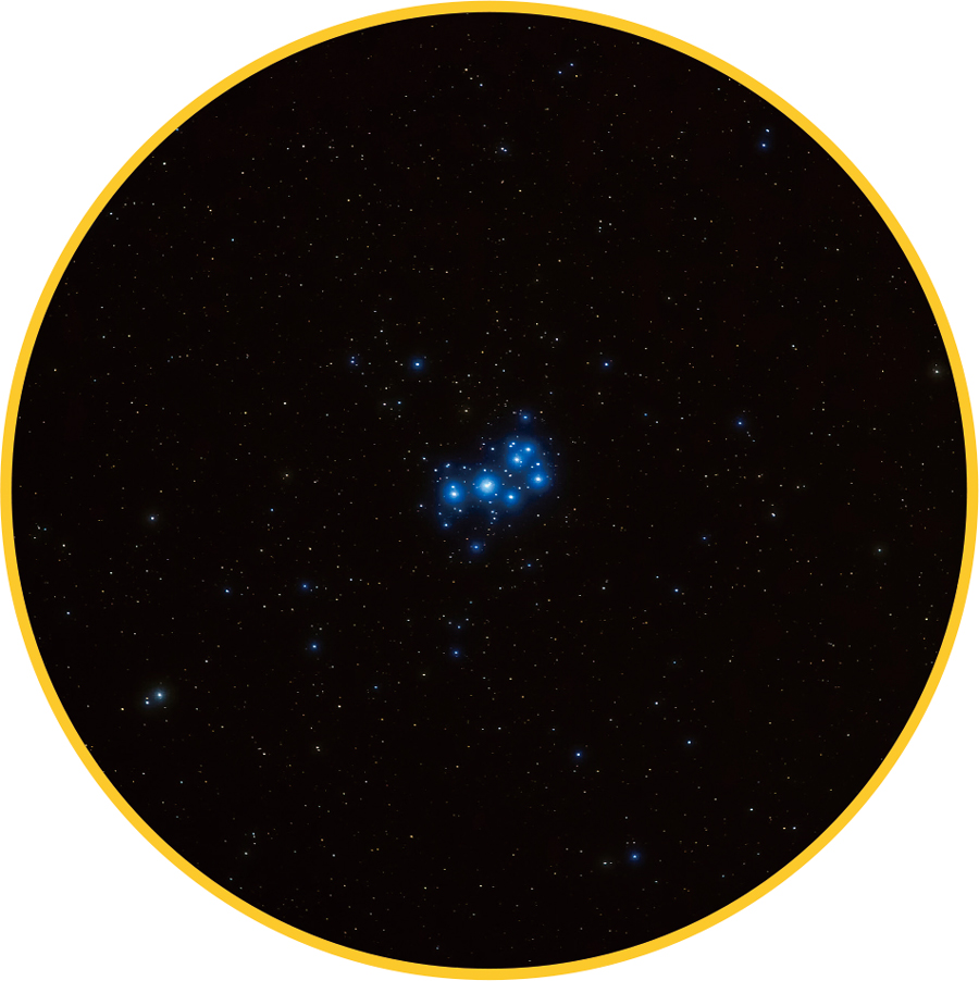 画像「プレアデス星団」
