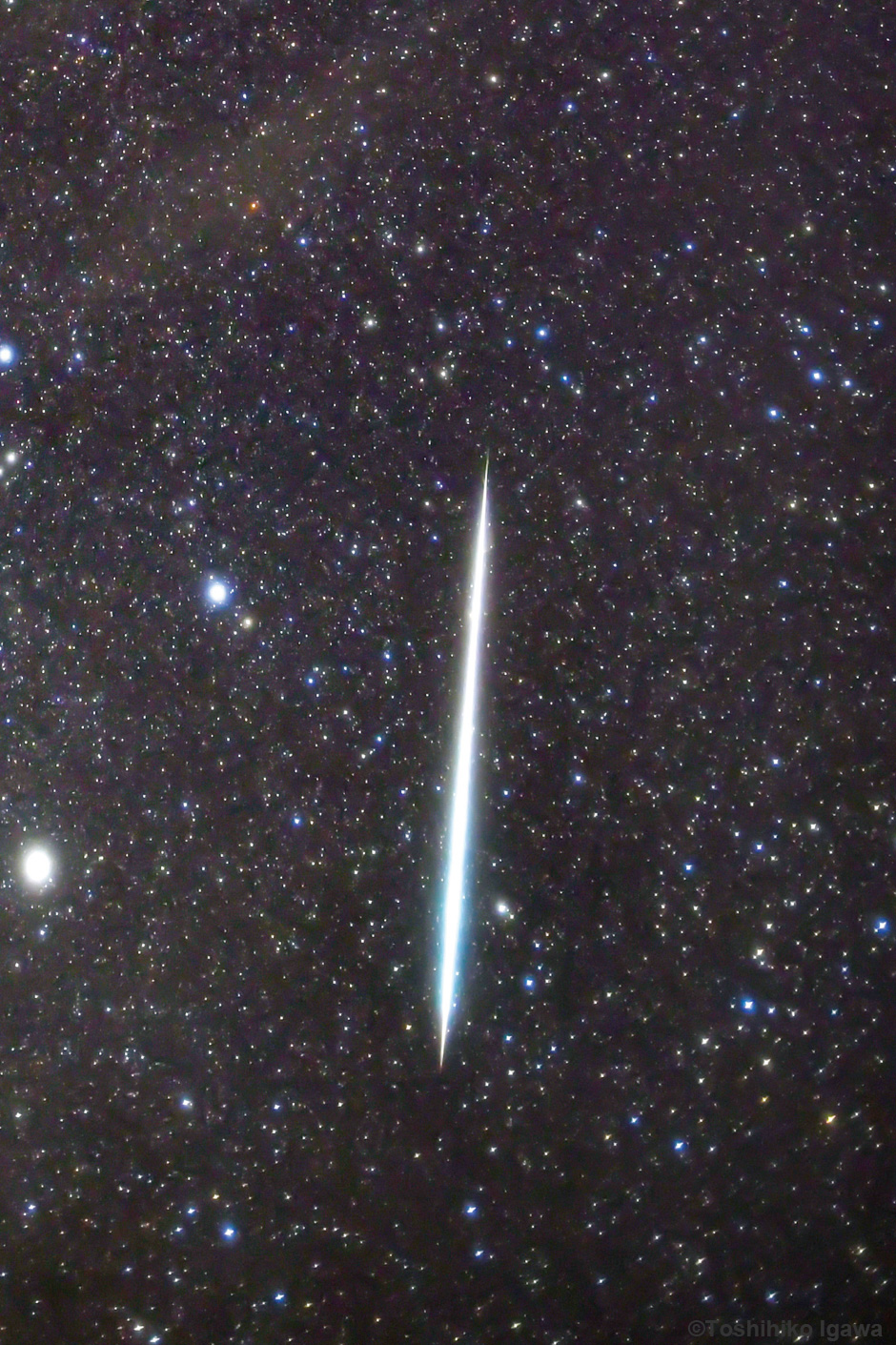 ふたご座流星群の火球