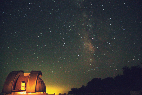 県民の浜から見る夏の星空