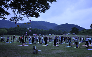 2018年9月1日（土）に福島県の美坂高原で開催される<br>癒し効果抜群のイベント「星空とヨガ」に協力