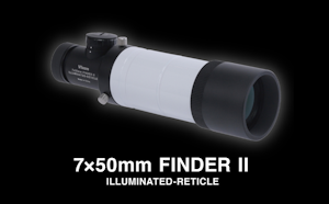接眼ユニット着脱式でガイド鏡としても使用できる 「暗視野ファインダーII 7倍50㎜」を6月28日に発売。