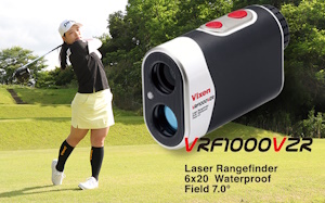 「見やすさ」「使いやすさ」がグレードアップ！ ビクセンゴルフ用レーザー距離計ニューモデル「VRF1000VZR」を 9月29日（金）に発売。