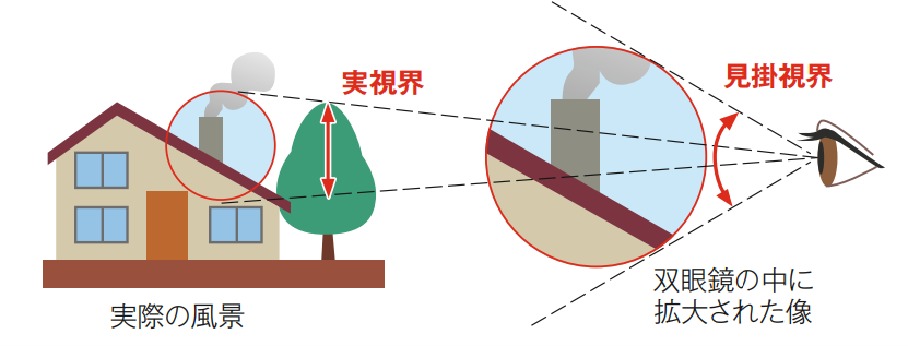 視野(見掛視界)