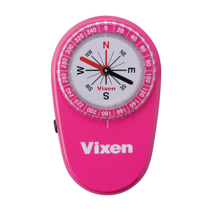 Vixen オイル式コンパス LEDコンパス ピンク