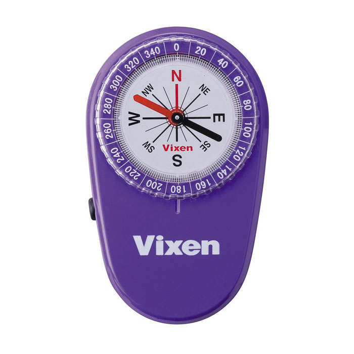 Vixen オイル式コンパス LEDコンパス パープル