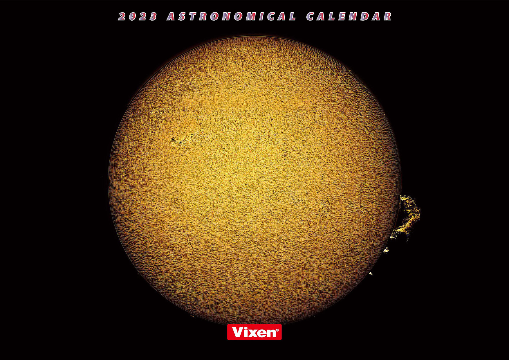 Vixen ステーショナリー ビクセンオリジナル天体カレンダー 2023年版 —