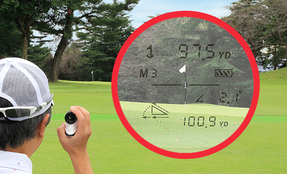最大83％オフ！ ゴルフがもっと楽しくなる 高精度ゴルフレーザー距離計