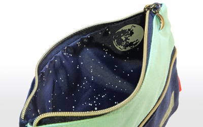 Vixen ステーショナリー 2ファスナーポーチ ポケットの中の宙 Vixen ステーショナリー 2ファスナーポーチ ポケットの中の宙